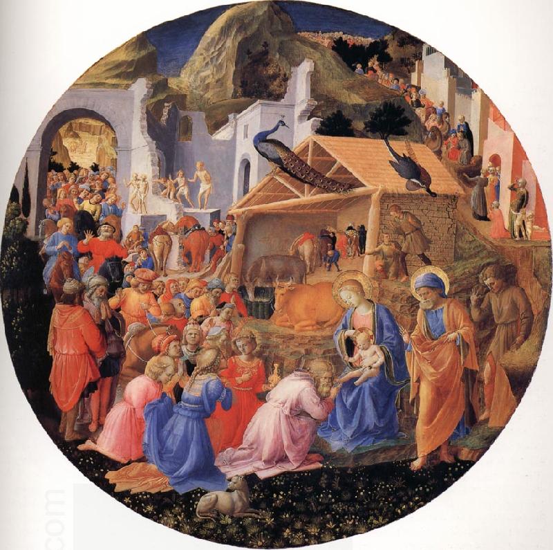 Fra Filippo Lippi The Adoration of the Magi oil painting picture